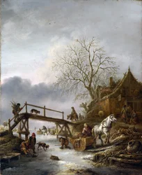 En vinterscen, 1640